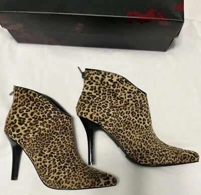 Botín para mujer Carlos Santana botín pizazz animal estampado leopardo talla 7,5 Foto 1 de 4