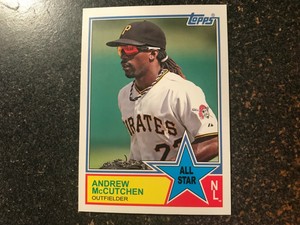 Andrew McCutchen Pirates 2013 Topps Archives 1983 All Stars Insert #AM