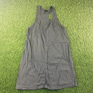 Hurley Womens Strap Tank Top Size Small Dark Gray Longer Fit Rivets GUC READ - Picture 1 of 9