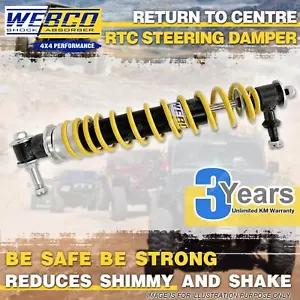 RTC Return to Centre Steering Damper Stabiliser Kit for Nissan Patrol GU 99-On - Picture 1 of 2