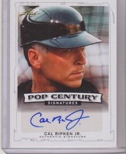 2014 Pop Century Cal Ripken Jr. Autograph BALTIMORE ORIOLES