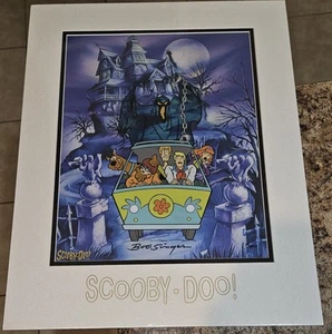 Hanna Barbera Scooby Doo and Gang Sericel Signed Bob Singer Mystery Machine #38 - Picture 1 of 6