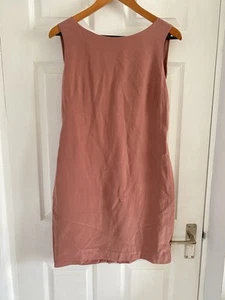 Vintage Laura Ashley 100% silk mini dress size 14 - Picture 1 of 7