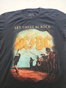 AC/DC T-Shirt Let There Be Rock Black 2019 "Adult Small" Black - Picture 1 of 9