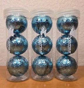 9 Chromax Titanium M1x Golf Balls BLUE Metallic 3 Sleeves of 3 High Vis New - Picture 1 of 8