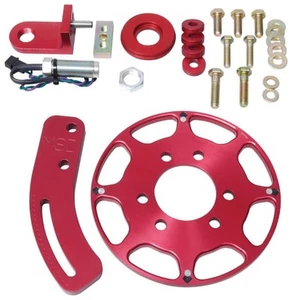 MSD 8610 Crank Trigger Wheel Kit, Flying Magnet - SB Chevy 7" - Red - Picture 1 of 1