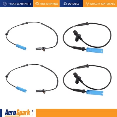 Sensor de velocidade de roda 4 ABS dianteiro e traseiro esquerdo direito ajuste BMW 525I 528I 530I 540I M5 - Imagem 1 de 4
