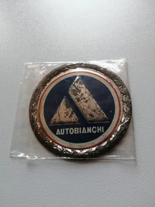 FREGIO AUTOBIANCHI STEMMA TAPPO CLACSON AUTO EPOCA - Foto 1 di 3