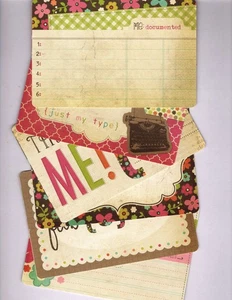 Simple Stories FAB{U}LOUS #1 6pK HANDMADE 4x6 JOURNAL/EPHEMERA CARDS - Bild 1 von 7