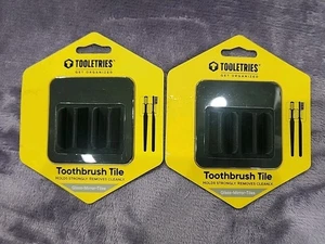 Neu! Tooletries Tile 2er Set Super Grip Silikon Zahnbürstenhalter The George - Bild 1 von 9