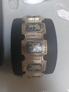 Vintage"Rare" Multiple Illusions Siam Sterling Silver Bracelet CJC J-11 (4) - Picture 1 of 3