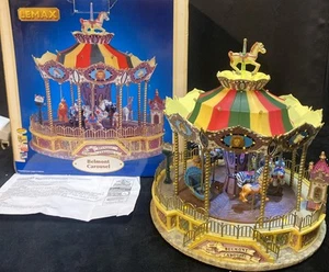 Lemax Belmont Carousel 2004 Village Collection Pre-owned Original Box Works - Picture 1 of 11