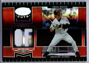 2004 Leaf Certified Cuts Baseball Craig Biggio JERSEY ASTROS 18/100 - Picture 1 of 2