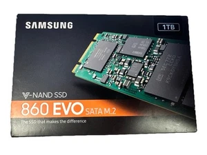 Samsung 860 EVO Series M.2 2280 1TB SATA III V-NAND Internal Solid State Drive - Afbeelding 1 van 2