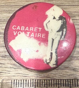 CABARET VOLTAIRE PINBACK VINTAGE PUNK TOUR PROMO BADGE BUTTON PIN - Picture 1 of 2