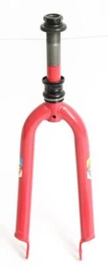 Steel 1" Kid's Youth 20" Girls Threaded Bike Fork Pink New Take Off - Picture 1 of 5