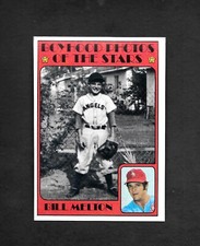 1972 TOPPS #495 BILL MELTON - BORDERLINE MINT - 3.99 MAX SHIPPING COST