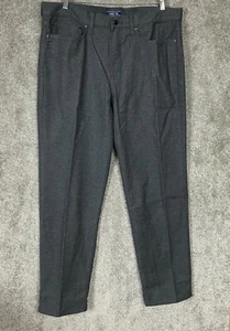 $70 New Lands' End Men's Stretch Chino Pants Gray 36x32 - Picture 1 of 12