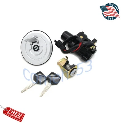 Ignition Switch Gas Cap Seat Lock Key For Honda CBR300RA CBR250R CBR300R CB300F Foto 1 de 4