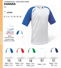 Coprimaglia BASKET SPORTIKA mod. CANADA Taglie e Colori a Scelta Minimo 10 pz