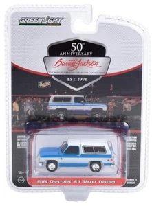 GREENLIGHT BARRETT-JACKSON SERIES 11 1984 CHEVROLET K5 BLAZER CUSTOM BLUE - Picture 1 of 1