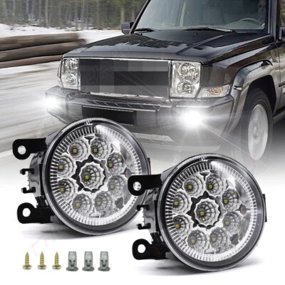 Pair Bumper Fog Lights Driving Lamps Left&Right for Lincoln Navigator 2007-2014 - Image 1 of 4