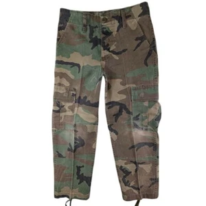 BDU Combat Trousers Pants Youth 8 Camo Adjustable at Hem Pockets Military - Picture 1 of 12