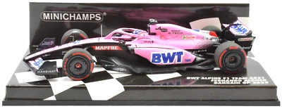 Minichamps Alpine - F. Alonso - 2022 Bahrain GP 1:43 Diecast F1 Car 417220114 - Image 1 of 4
