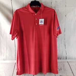 Puma Volition America Performance Fit Sz 2XL Red Striped Golf Polo Shirt NWT $60 - Picture 1 of 12