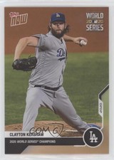 2020 Topps Now Los Angeles Dodgers World Series Champions /3157 Clayton Kershaw