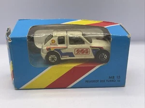 1980s Matchbox 1-75 Superfast Series - MB15 - Peugeot 205 Turbo 16 - Picture 1 of 6