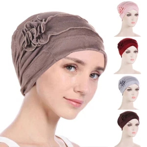 Headwear Turban Covers Beanie Hat Flower Head Wraps Turban Hat Disc Hat Classic - Picture 1 of 24