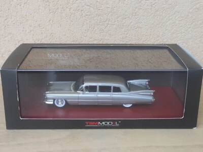 TSM Model Cadillac Series 75 Limousine silver Modellino 1/43 - Immagine 1 di 4