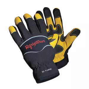 REFRIGIWEAR 0282RGBK2XL Mechanics Gloves,2XL/11,24",PR 49T965 - Picture 1 of 2