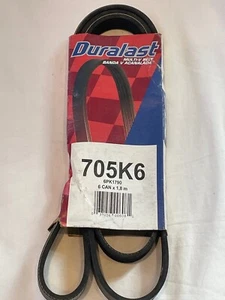 NEW Duralast Multi-V Serpentine Belt 6PK1790 705K6 NEW 6 Can x 1.8 m - Picture 1 of 4