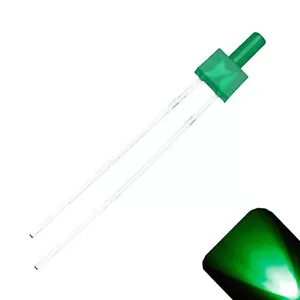 Faro LED difuso verde puro torre 20 x 2 mm súper brillante modelo Buildi - Imagen 1 de 3