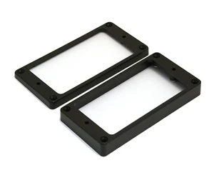 Anelli Pickup Humbucking Allparts Inclinati, Fondi Piatti, Nero - Foto 1 di 1