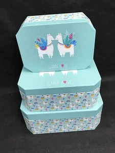 Set Of Lama/Treasure Box/ Suitcase/ Storage Boxes/Gift Boxes /Nesting/Stack/Baby - Picture 1 of 6