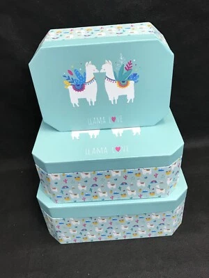 Juego de Lama/Caja del Tesoro/Maleta/Cajas de Almacenamiento/Cajas de Regalo/Anidación/Pila/Bebé Foto 1 de 4