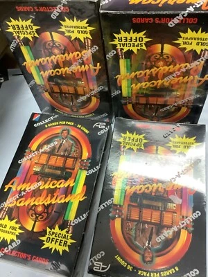 Lote de 4 estuches American Bandstand Coleccionista Tarjetas Coleccionables Caja Sellada 36 paquetes Foto 1 de 2