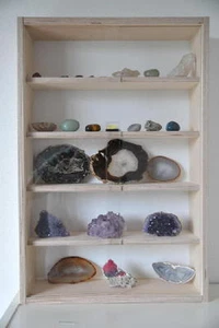 VitrinenSchmidt® 023 Sammler Vitrine Mineralien & Fossilien 40cm x 60cm - Bild 1 von 3