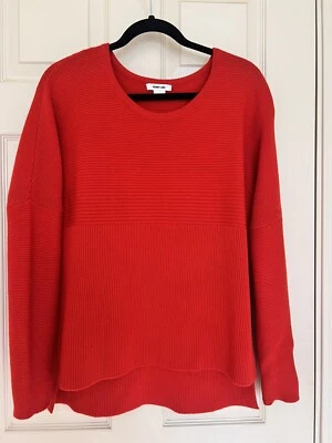 Suéter de punto de lana Helmut Lang talla S, rojo Foto 1 de 4