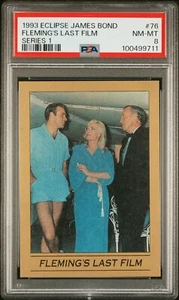 1993 ECLIPSE JAMES BOND SERIES 1 76 FLEMING'S LAST FILM PSA 8 - Picture 1 of 2