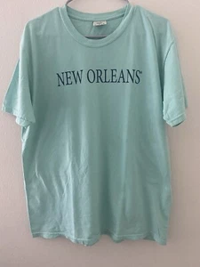 New Orleans Comfort Colors T-Shirt 100% Baumwolle Herren Gr. L meerschaumgrün - Bild 1 von 4
