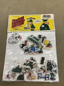 Vtg Beetle Bailey Classic Army Cartoon Puffy Stickers A Few Are Stuck Together - Picture 1 of 2