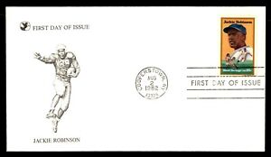 MayfairStamps US FDC 1982 New York Jackie Robinson Baseball First Day Cover aaj_