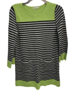 Eliza J Long Sleeve Sweater Dress Pockets Size Small - Picture 1 of 4