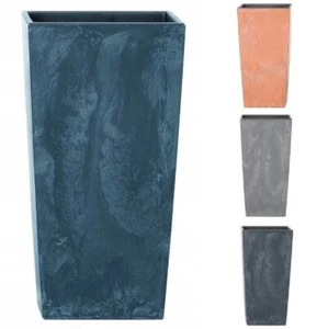 Blumentopf Blumenkübel Pflanzentopf Beton-Design Pflanzkübel Quadrat 26,5 - 75cm - Bild 1 von 4