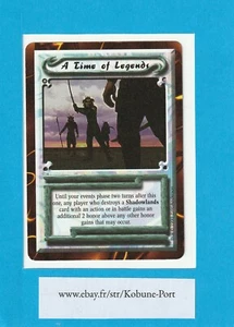 A Time of Legends Promo Clan Wars L5R CCG Legend of the Five Rings - Picture 1 of 1