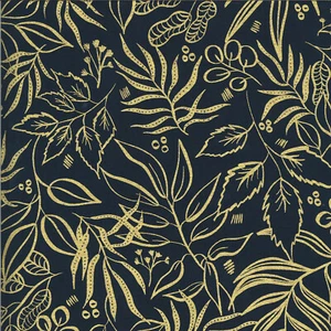 Create Joy Project Moody Bloom Metallic Leaf It To Me Midnight SKU 8449 40M - Picture 1 of 4